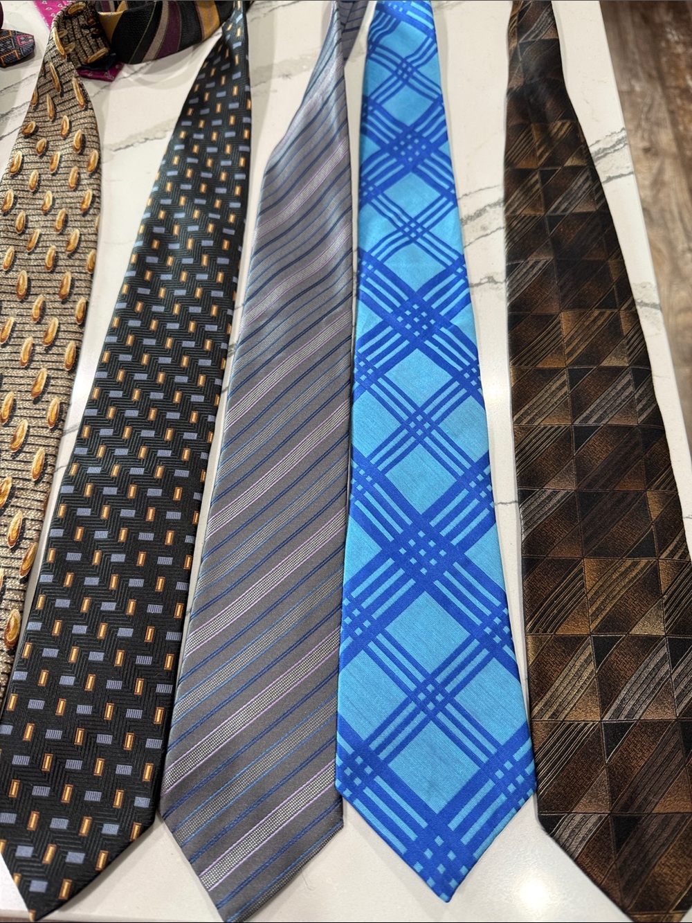 14 Men’s Ties Various Brands. Dion, Robert Talbert, Ferrel Reed, Ralph Lauren - Picture 8 of 10